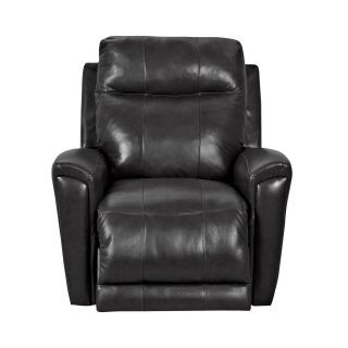 Priest Leather Recliner, Black