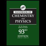 CRC Handbook of Chem. and Physics 2012 2013