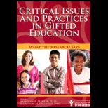 Critical Issues and Practices in Gifted Edition