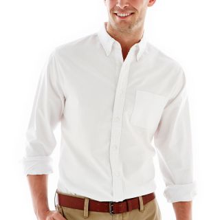 Dockers Basic Oxford Shirt, White, Mens