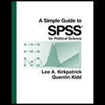 Simple Guide to SPSS for Political Science