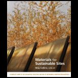 Materials for Sustainable Sites