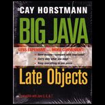 Big Java, Late Objects (Looseleaf)