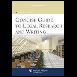 Concise Guide to Legal Research and Writing With Access