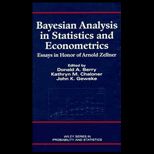 Bayesian Analysis in Stat. and Economics