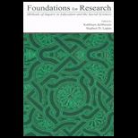 Foundations for Research  Methods of Inquiry in Education and the Social Sciences