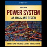 Power System Analysis and Design   SI Version   With CD