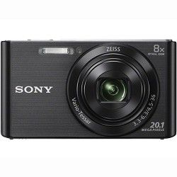 Sony DSC W830 Cyber shot 20.1MP 2.7 Inch LCD Digital Camera   Black