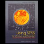 Using Spss For WIndows and Macintosh (Custom)