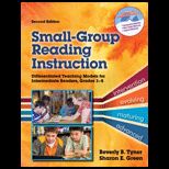 Small Group Reading Instruction  Grades 3 8