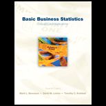 Basic Business Statistics Concepts and Applications   With CD