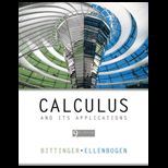 Calculus and Its Applications   With Access Card