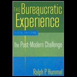 Bureaucratic Experience  The Post Modern Challenge