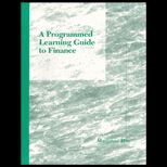 Programmed Learning Guide to Finance