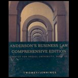 Andersons Business Law (Custom Package)