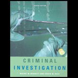 Criminal Investigation   With CD