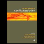 Sage Handbook of Conflict Resolution