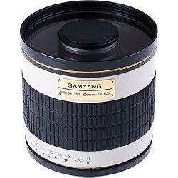 Samyang 500mm F6.3 Mirror Lens   White Body