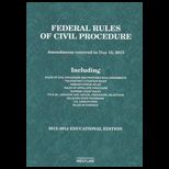 Federal Rules of Civil Procedure 13 14
