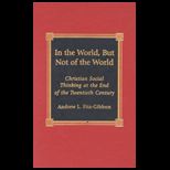 In the World, But Not of the World  Christian Social Thinking at the End of the Twentieth Century