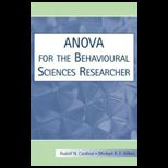 ANOVA For The Behavioral Sciences Researcher