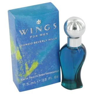 Wings for Men by Giorgio Beverly Hills Mini EDT Spray .25 oz