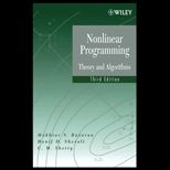 Nonlinear Programming  Theory and Algorithms