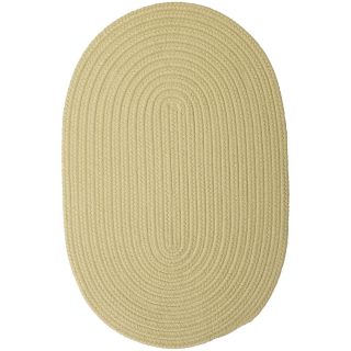 Nantucket Reversible Braided Indoor/Outdoor Oval Rugs, Celery (Green)