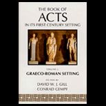 Books of Acts in Graeco Roman Setting