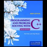 Programming and Problem Solving with C++, Brief Text Only