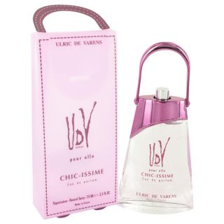Udv Chic Issime for Women by Ulric De Varens Eau De Parfum Spray 2.5 oz