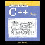 Starting Out With C++, Standard and Reference Guide With 2 CDs