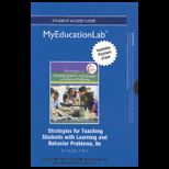 Strategies for Teaching Students  with Learning and Behavior Problems   Access Code