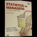 Statistics for Managers Using Microsoft Excel Student Study Guide