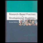 Research Based Practices in Developmental Disabilities