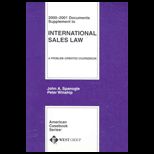 International Sales Law  Supp 00 01