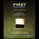 First Philosophy Volume 3