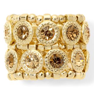 MIXIT All That Glitters Stretch Ring, Topaz, Womens