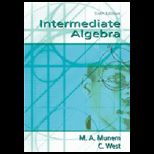 Intermediate Algebra  With CD