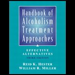 Handbook of Alcoholism Treatment Approach
