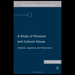 STUDY OF PERSONAL AND CULTURAL VALUE