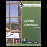 Carpentry Level 1 Trainee Guide (Paper)