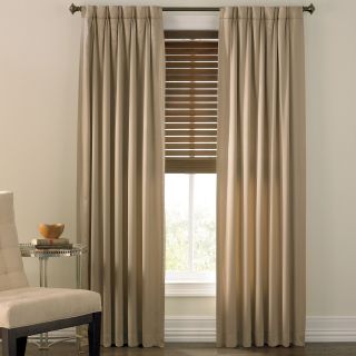 Cindy Crawford Style Prelude Pinch Pleat Curtain Panel, Chocolate (Brown)