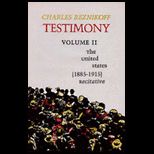 Testimony United States 1885 1915