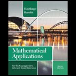 Mathematical Applications for the Management, Life, and Social Sciences   Stud. Solution Manual