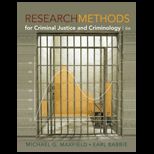 Research Methods for Criminal Justice and Criminology