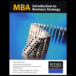 MBA Intro. to Business Strategy CUSTOM<