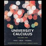 University Calculus Volume 1 (Custom)