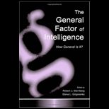 General Factor of Intelligence