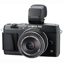 Olympus PEN E P5 16MP Compact System Camera (Black) 17mm f1.8 Lens and VF 4 View
